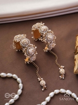 Tararaman - The Bejewelled Galaxies - Beaded Hand Embroidered Cuff Bracelets (Set Of 2)