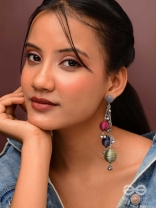 The Bouncy Baubles - Oxidised Earrings