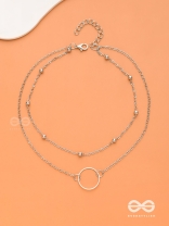 The Lavish Layers Of Elegance - Silver Multilayered Neckpiece With Anti-tarnish Coating