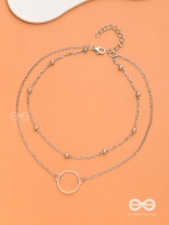 The Lavish Layers Of Elegance - Silver Multilayered Neckpiece With Anti-tarnish Coating
