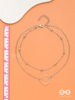 The Lavish Layers Of Elegance - Silver Multilayered Neckpiece With Anti-tarnish Coating