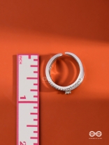 The Precious Proposal - Cubic Zirconia Silver Ring (Adjustable)