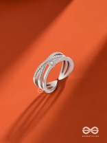 The Precious Proposal - Cubic Zirconia Silver Ring (Adjustable)