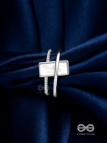 The Band Of Grace - Silver Cubic Zirconia Ring (Adjustable)