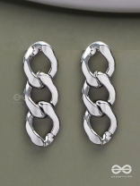 Infinite Glamour- Modern Chain Earrings