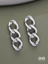 Infinite Glamour- Modern Chain Earrings