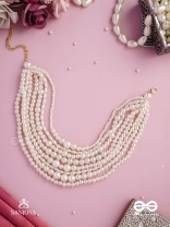 RATRIRATNA – ALIA BHATT INSPIRED NECKPIECE WITH  PEARLS, SYMBOLIZING PURITY AND ELEGANCE