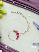 VARNAMALA ABHUSHANA - ADORNMENT OF COLORS - FLORAL MOTIFS WITH PEARLS NATH