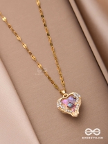Glittering Heart - Crystal Love Pendant