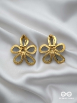 CRYSTAL GLOW - GLASS EARRINGS INLAID WITH CUBIC ZICRONIA STONES