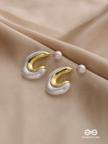 GILDED CREST - MODERN DUAL-TONE HOOPS