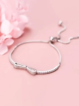 SILVER WHIMSY- Chic Adjustable Bracelet