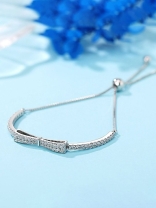 SILVER WHIMSY- Chic Adjustable Bracelet