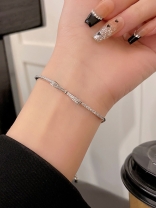 SILVER WHIMSY- Chic Adjustable Bracelet