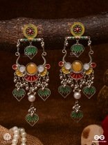 HERITAGE HUES - BOHEMIAN CHANDELIER EARRINGS
