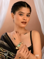 COASTAL WHIM - BOHO OXIDISED CHARM BRACELET