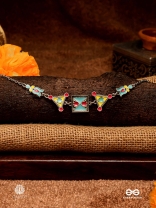ETHNIC EDGE - GEOMETRIC ENAMELLED CHOKER