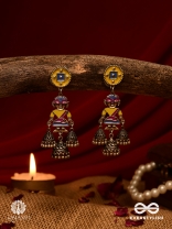  KANHA VIBE - ENAMEL KRISHNA EARRINGS 