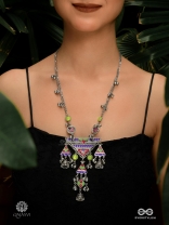 FOLKRAAGA - HERITAGE-INSPIRED OXIDISED NECKLACE