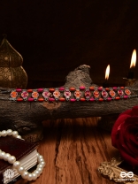 GULAAL GRID – COLOURED ENAMELLED CHOKER