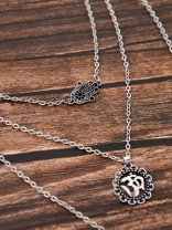 The Layered Spirituality - Oxidised Chain Necklace