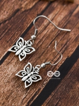 The Elegant Butterflies - Tiny Trinket Earrings