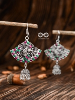 A Vintage Artwork (Ruby-Emerald) - The Embellished Oxidised Collection