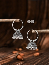 The Beautiful Intricate Hoop Jhumkis