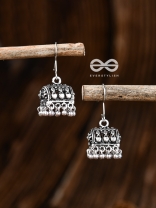 The Cute Little Dome Jhumkis- Tiny Trinket Earrings