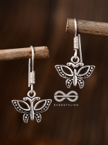The Hanging Butterflies - Tiny Trinket Earrings