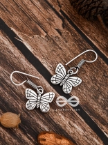 The Cutesy Butterfly Danglers - Tiny Trinket Earrings