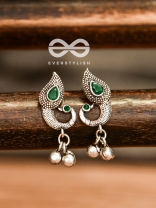 The Vintage Peacocks (Emerald Green) - The Melodious Ghungoo Collection