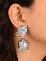 The Intricate Sophistication - Oxidised Boho Earrings