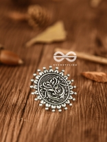 The Vintage Artistic Sun - Oxidised Boho Ring