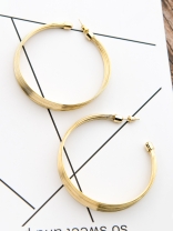 The Layered Oversized Hoops - Golden