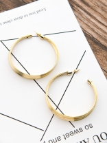 The Layered Oversized Hoops - Golden