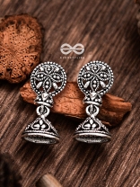 The Little Circled Jhumkis - Tiny Trinket Earrings