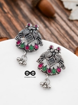 A Vintage Artwork - Ruby Emerald - The Embellished Oxidised Collection