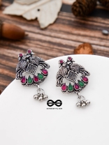 A Vintage Artwork - Ruby Emerald - The Embellished Oxidised Collection