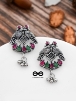 A Vintage Artwork - Ruby Emerald - The Embellished Oxidised Collection