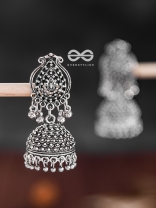 The Absolute Boho - Oxidised Statement Jhumkas