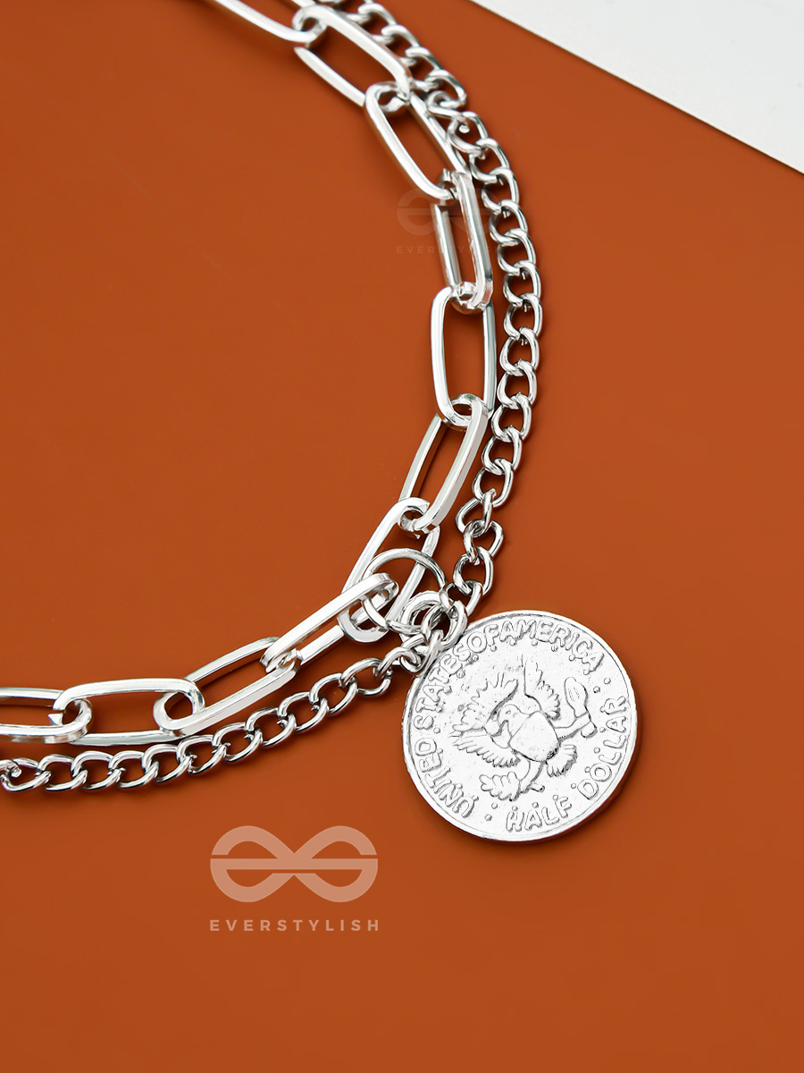 The Royal Mint- Silver Layered Bracelet